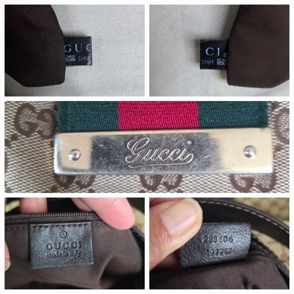✨️GUCCI GG Canvas Web New Ladies Hobo Bag - Picture 16 of 16